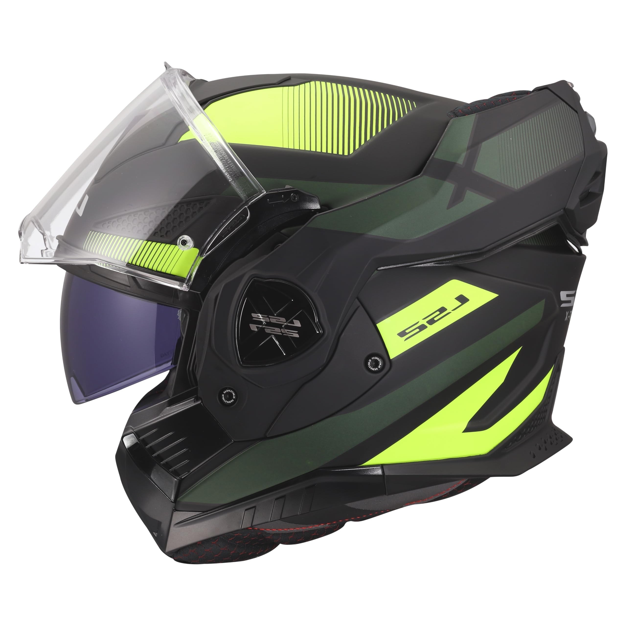 LS2, Modularer Motorradhelm ADVANT X NOVA Black Yellow, M