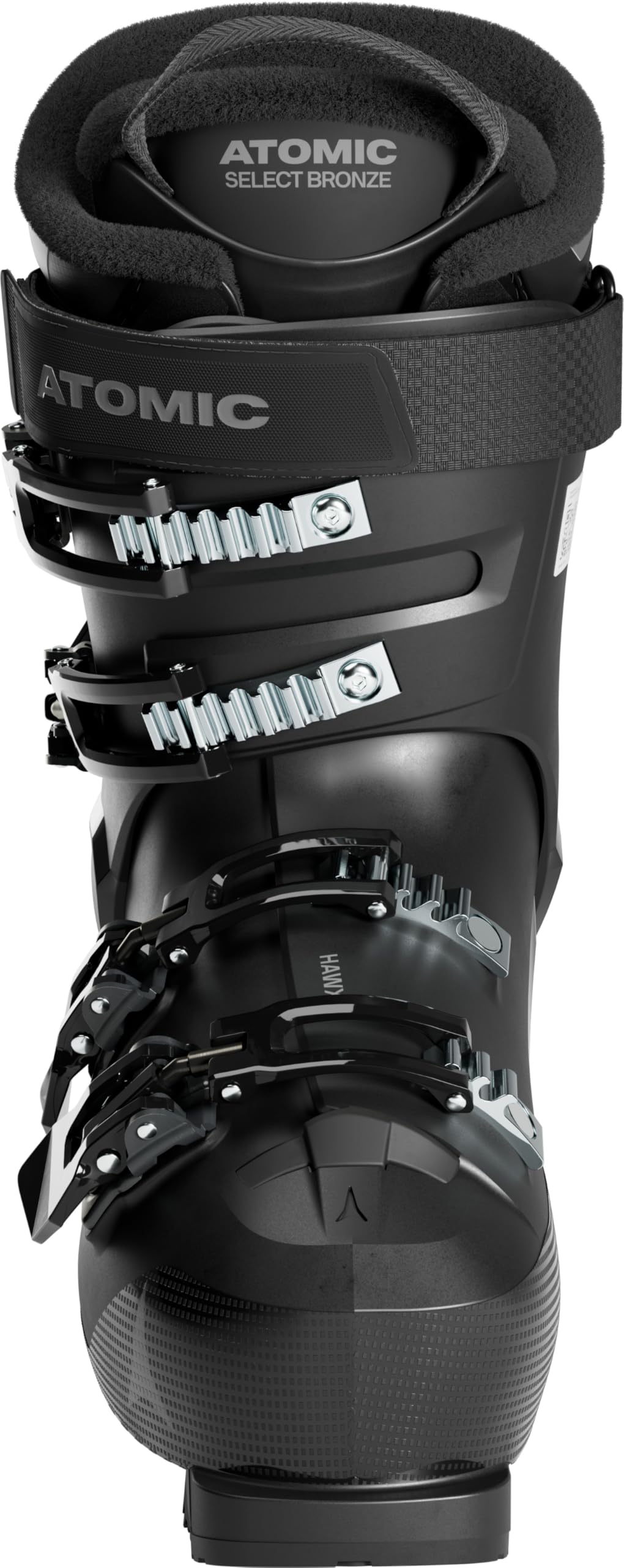 ATOMIC HAWX Magna 80 Skischuhe - Alpin-Skischuh für Erwachsene in Schwarz/Weiß/Rot - 102mm breite Passform - Stabile Prolite Konstruktion - Memory Fit für präzisen Sitz