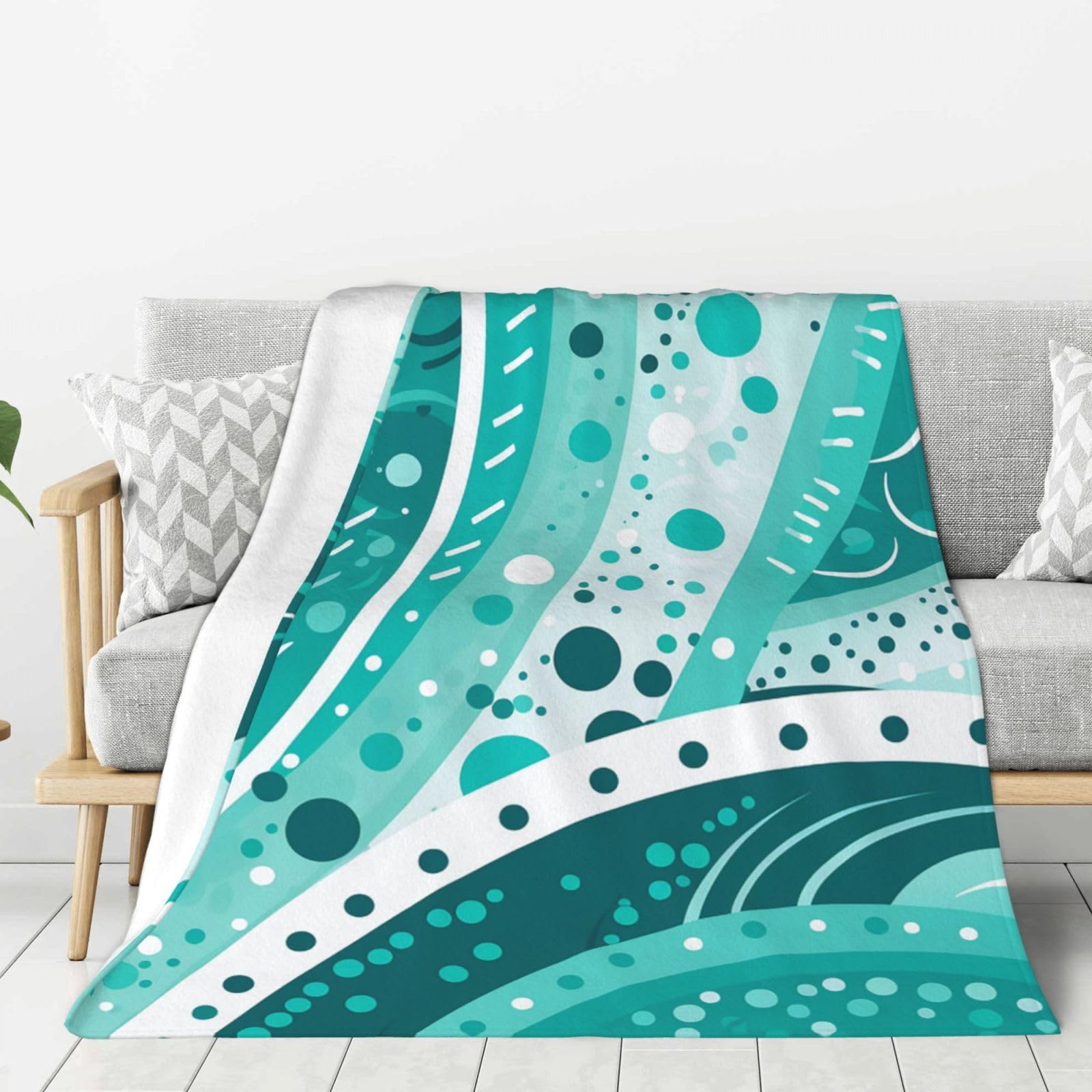 Couverture polaire pour canapé, plaid super doux pour soirées cocooning