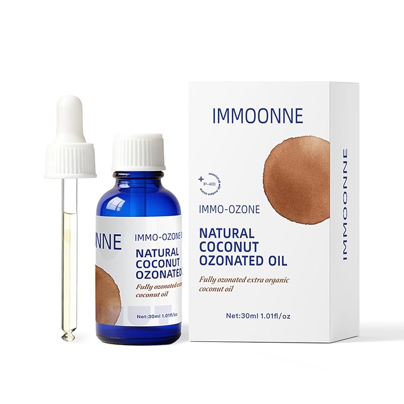 Óleo de coco ozonizado IMMOONNE para cuidados da pele, 30 mL