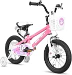 JOYSTAR Pluto Kids Bike 12 14 16 18 20 Inch Children's Bicycle for Boys Girls Age 3-12 Years, Kids' Bicycles with Light Up Training Wheels, Multiple Colors