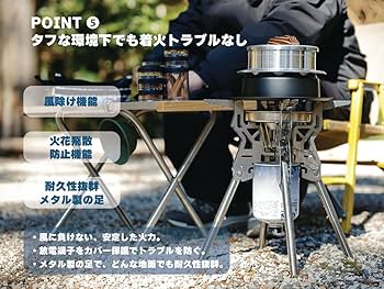 Amazon | ＆MARKHOR パワーバーナー TL61-1SPS 屋外専用