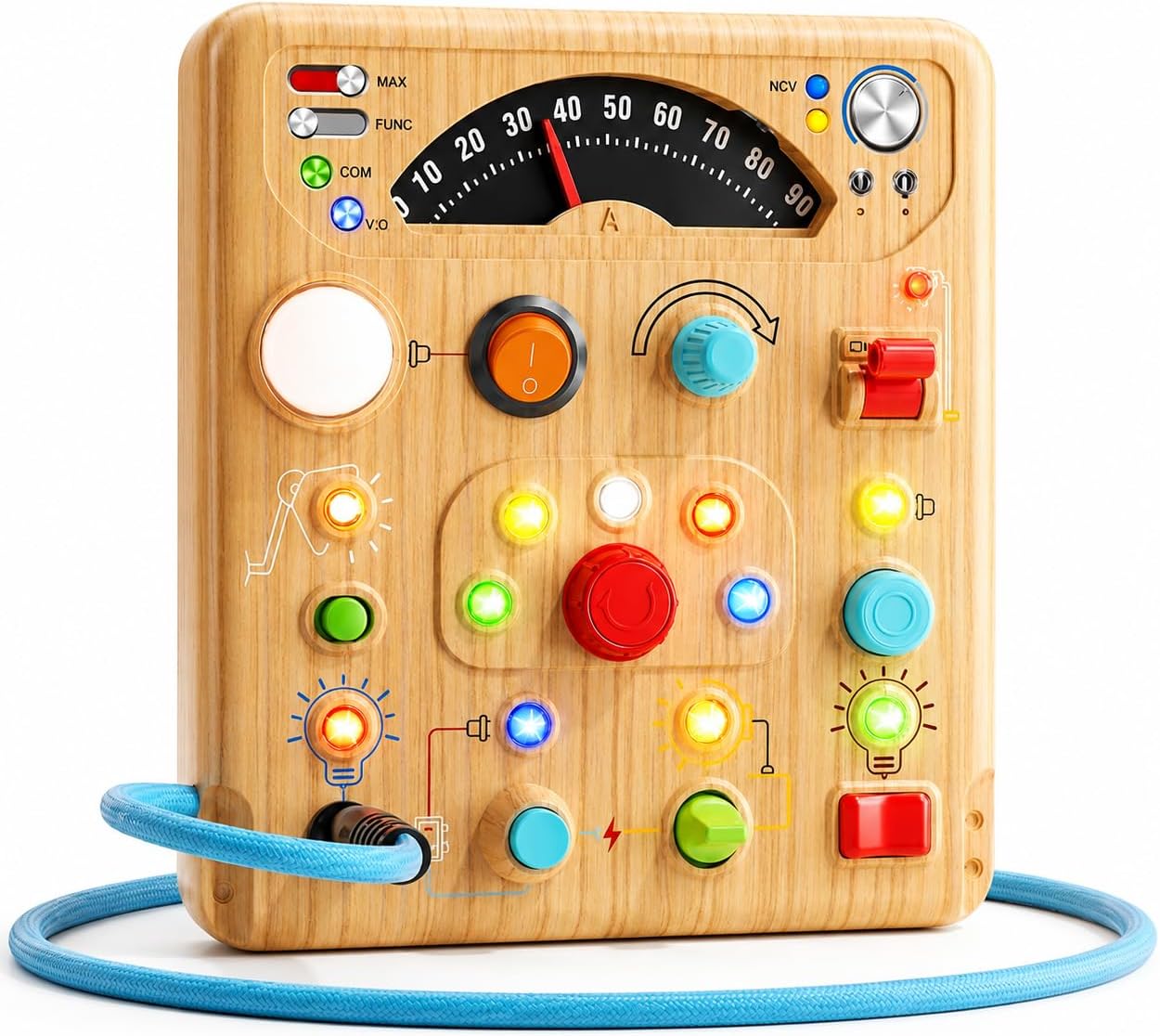 Light Switch Busy Board Kids Ages