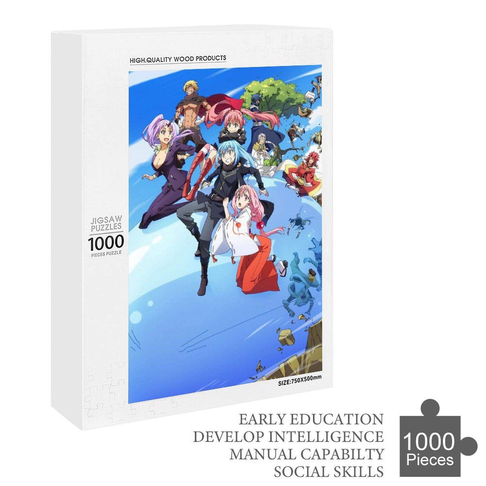 Amazon.co.jp: 転スラ ジグソーパズル 500ピース 1000ピース木製パズル
