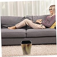 Vista 8 de Botes de basura de madera para basura, pequeño, rústico, rectangular, contenedor de basura para baño, dormitorio, cocina, hogar, oficina