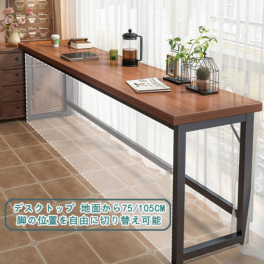 Amazon｜Dnowegas ハイカウンターテーブル 180cm カウンターテーブル