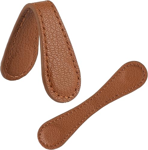 Marcadores magnéticos de cuero para mujeres y hombres, marcadores de página hechos a mano para amantes de los libros para lectores, escritores,