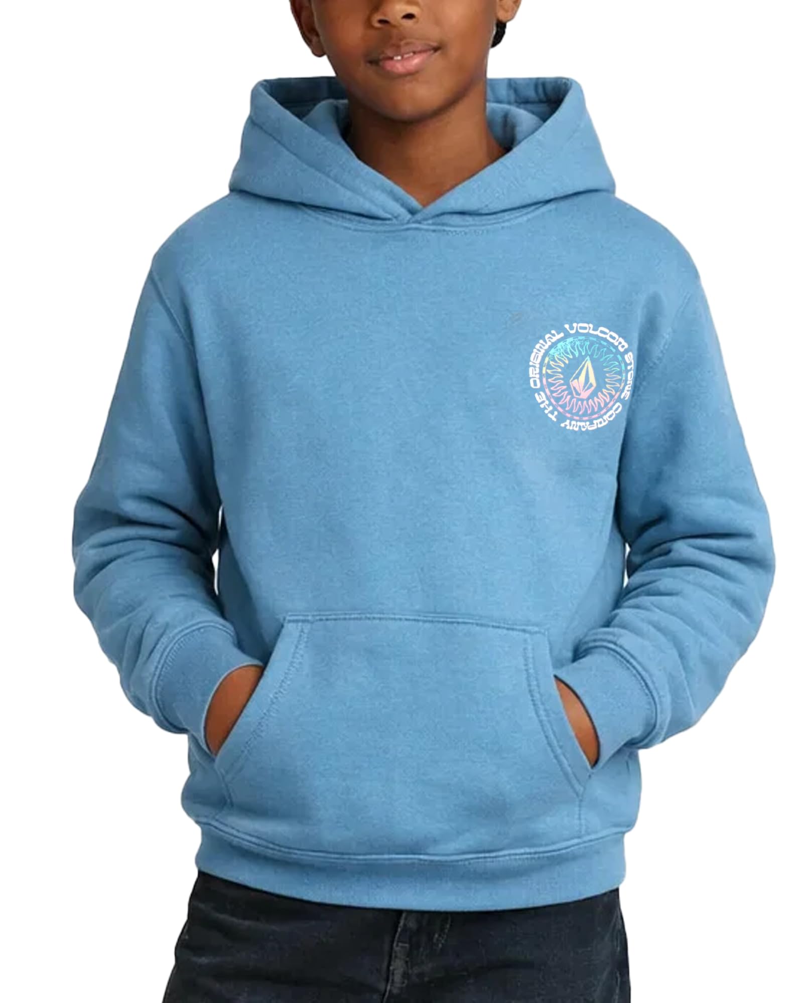 Volcom Boys Long Sleeve Pullover Graphic Hoodie Sweatshirt (8-20)