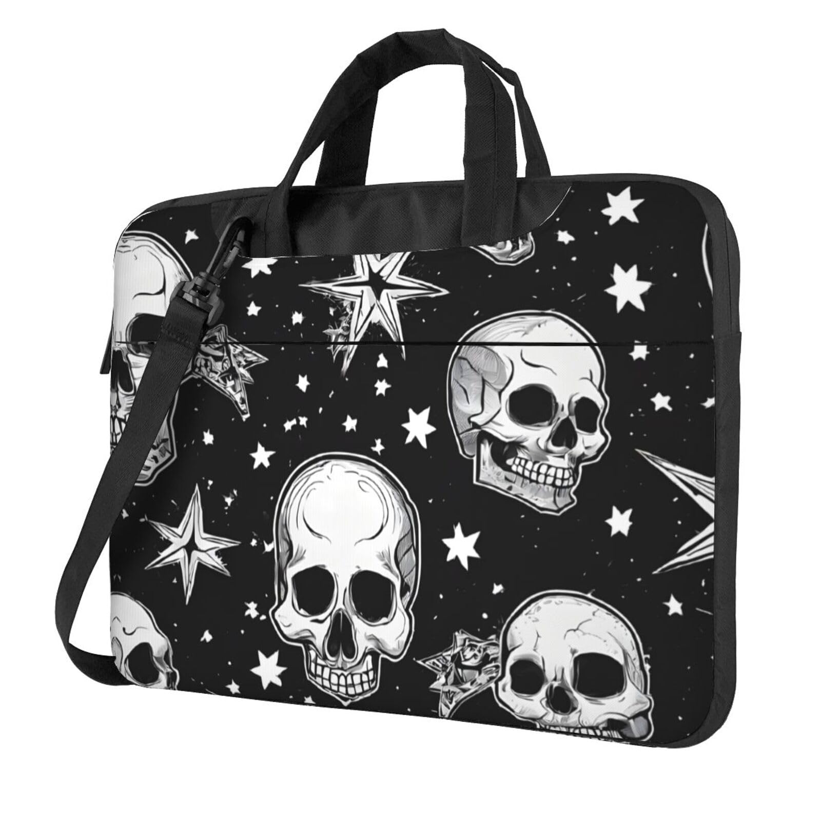Sac ordinateur portable motif crâne punk blanc protégeant votre PC - 8