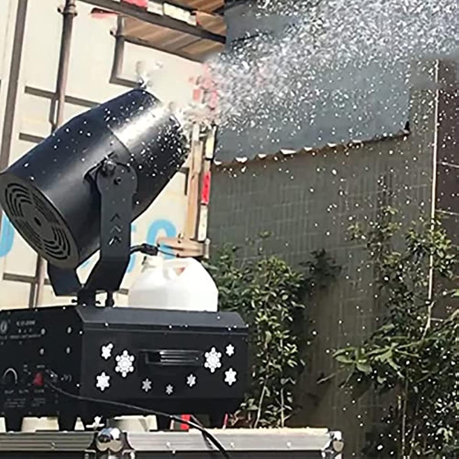 FfiMe Commercial 2000W Snow Machines for Outdoors, 90° Snow Making Machine with Remote Control, Powerful Fake Snow Machine, for Christmas, Weddings, Dj Stage Halloween, Stage Effects