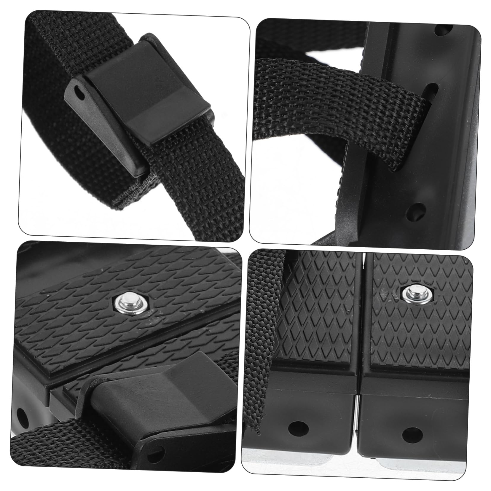 UKCOCO Patines Anti-Caza Vinculante Patines de Hielo al Aire Libre Tobillo Guardias de Skate Patinaje Chicas Patines de Bebe Patines de Hielo con Correa el plastico Negro