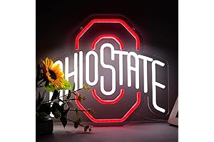 Ohio State Buckeyes Football Neon Wall Signs for Game Room