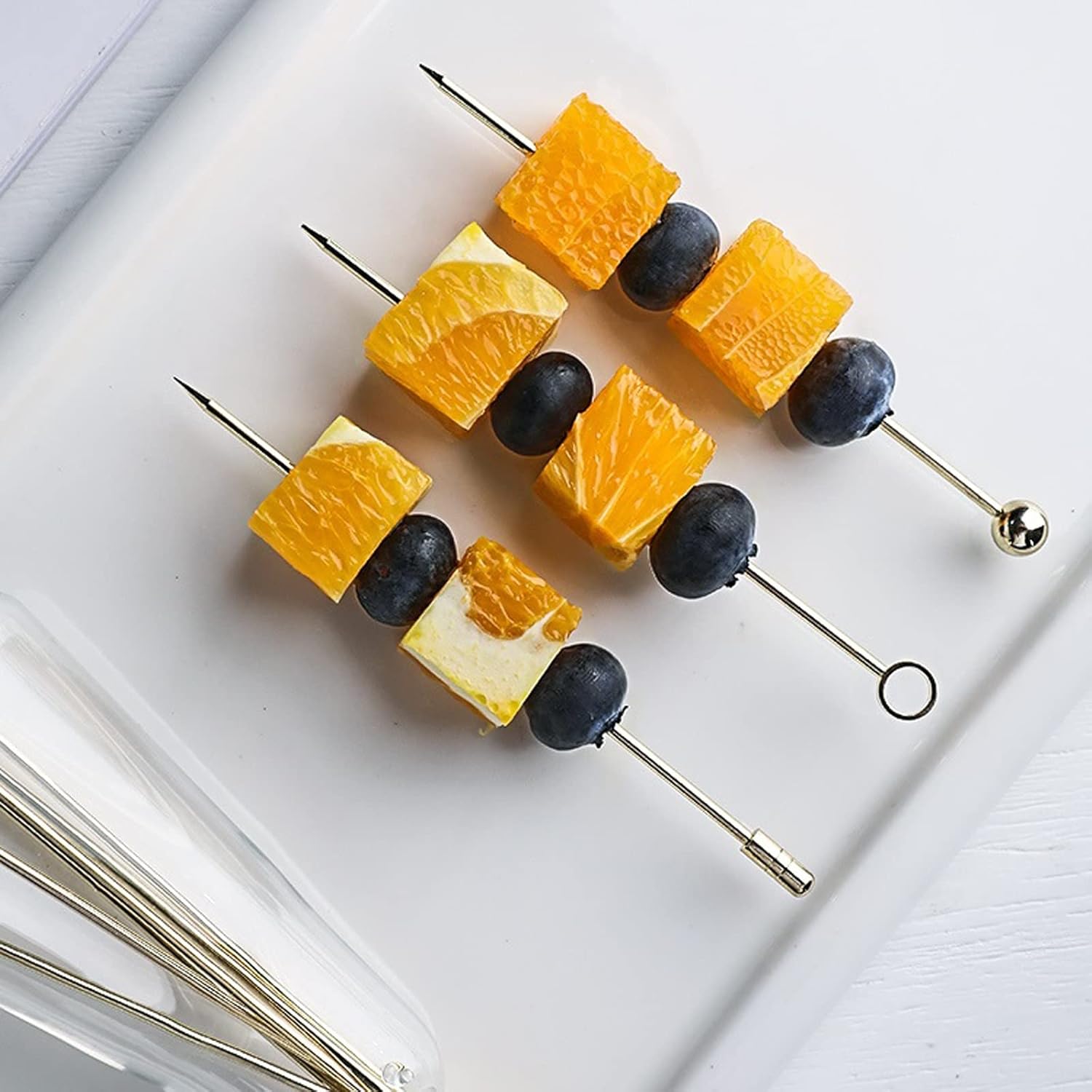 Dinner Forks Stainless Steel Fruit Fork Gilded Dessert Cake Snack Tableware Household Restaurant Supplies