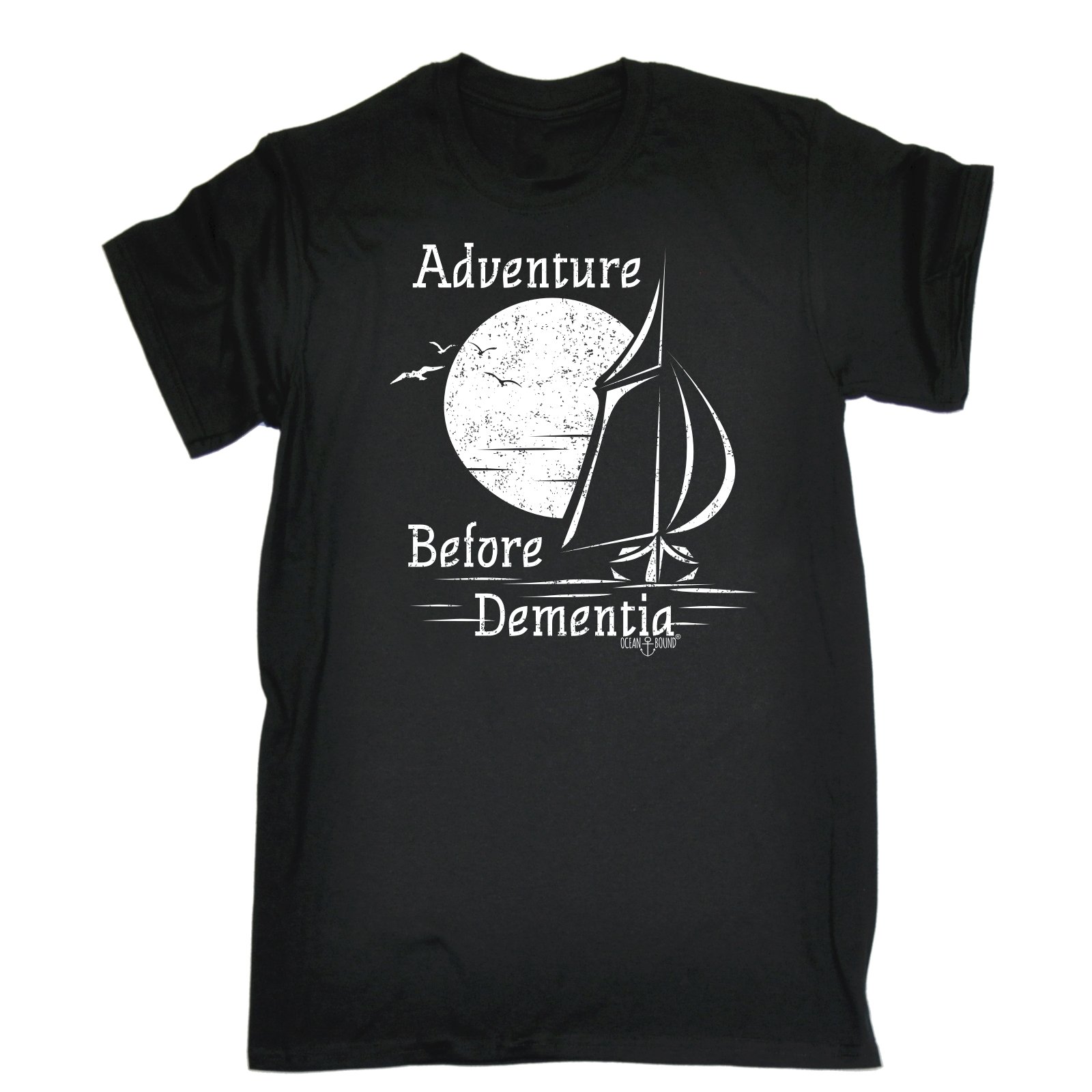 Sailing Novelty Funny Top - Men's -A B D- Design (M Black) Loose FIT T-Shirt T Shirt Tee Tshirt Mens Shirts Graphic with Sayings Guy Clothing