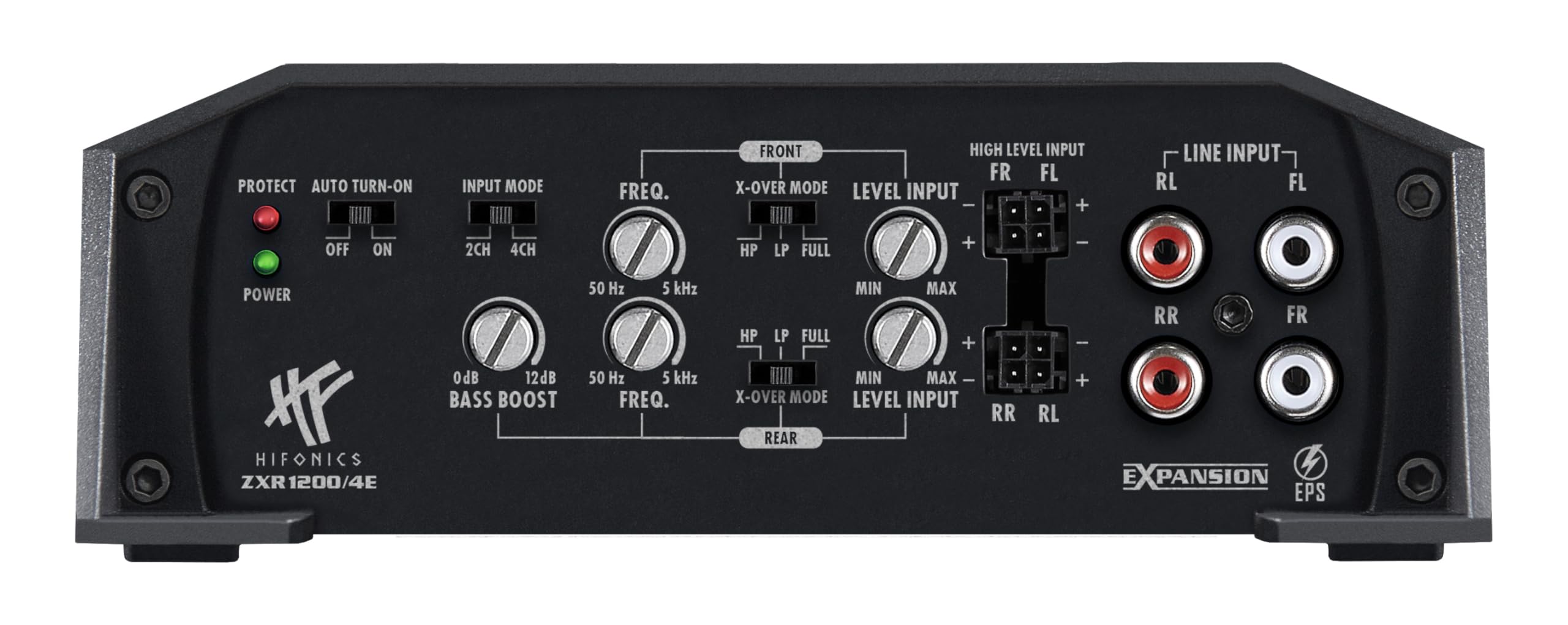 HiFonics ZXR1200/4E - Amplificador digital compacto de 4 canales CLASS D Premium con 1200 W RMS | de la serie ZEUS EXPANSION