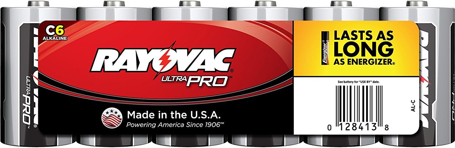Rayovac C Batteries, Ultra Pro C Cell Batteries, 12 Count