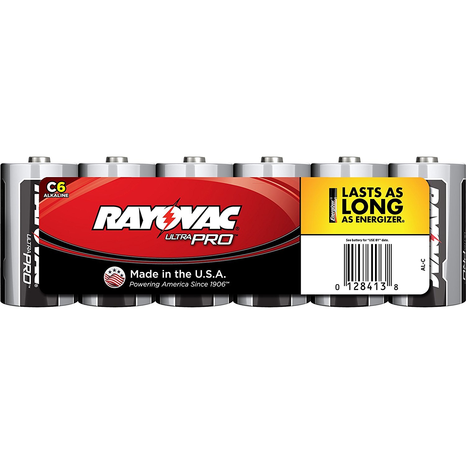 Rayovac C Batteries, Ultra Pro C Cell Batteries Alkaline, 6 Count