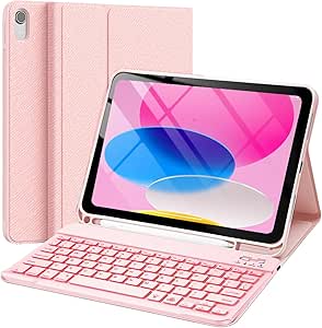 Ckikogo - Funda Para IPad De 10ª Generación Con Teclado (10.9 Pulgadas