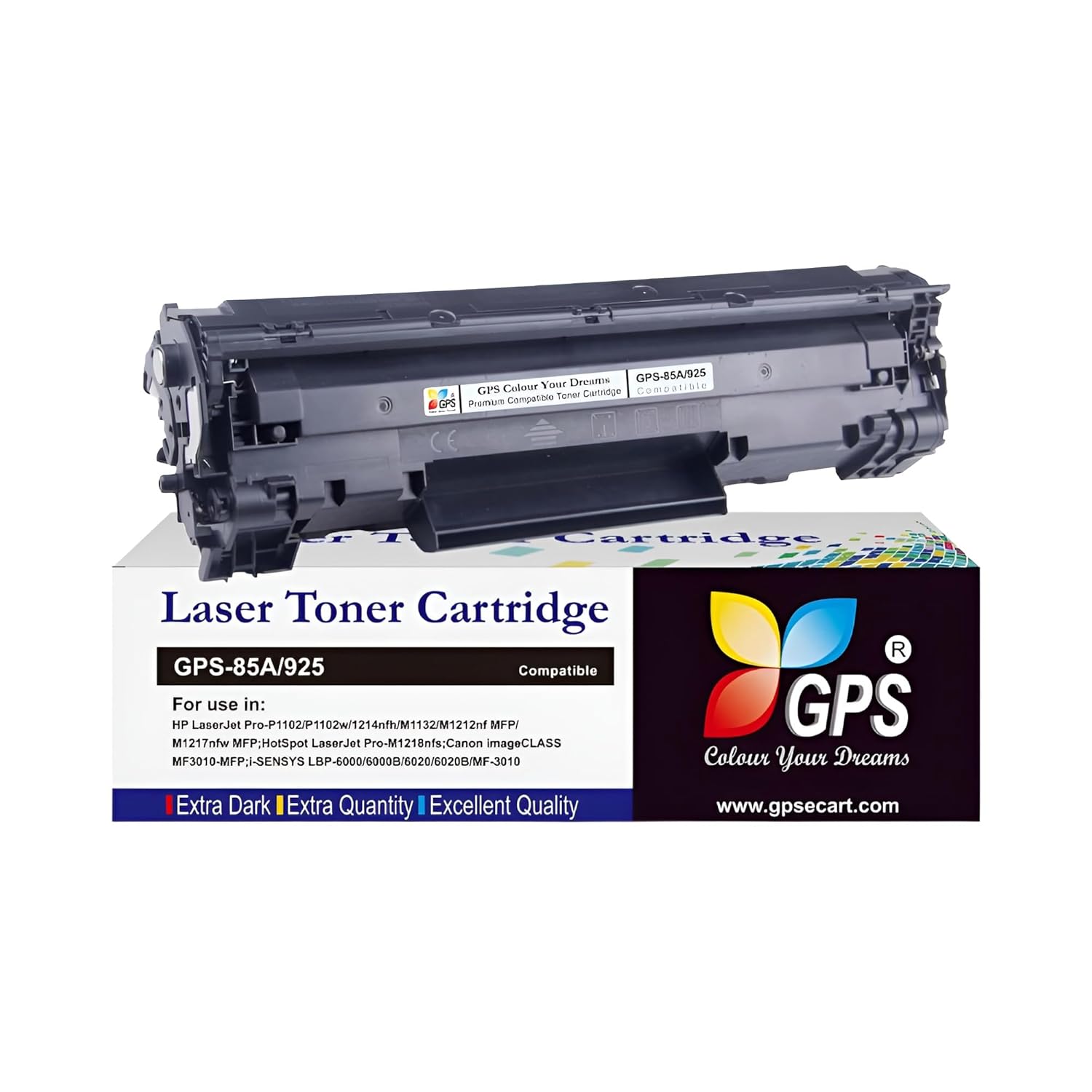 GPS Colour Your Dreams 925 for Canon 925 Toner Cartridge Compatible for Canon LBP 6030W, 6030B, 6018B, 3010B,MF3010 ( 1pcs )