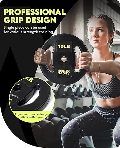 Miniatura 8 de Juego de pesas para levantamiento de pesas, juego de barras de peso de 45 libras con pesas libres ajustables para barra de entrenamiento para