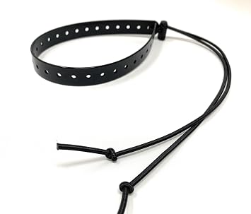 استبدال GPS eCollar مع بنجي قابل للتعديل، تصميم متعدد الثقوب، وإغلاق تبديل آمن للكلاب الصغيرة السوداء، الرقبة الصغيرة
