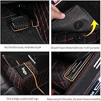 Vista 3 de alfombras de piso para autos de doble capa personalizadas, estilo 95% personalizado, protección para todo tipo de clima, alfombras para todo el auto