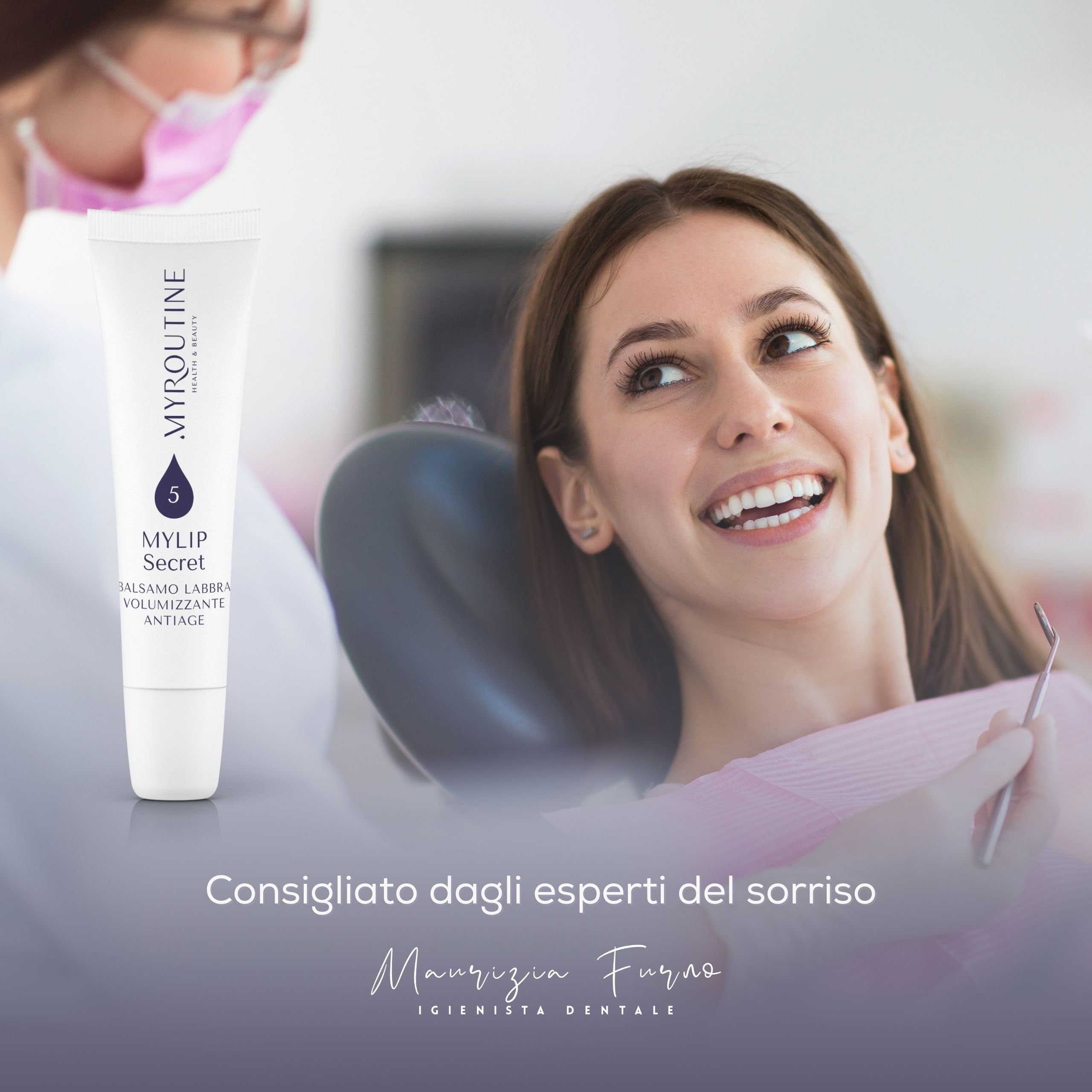 MyLip Secret - Lip gloss volumizzante labbra antiage effetto comfort MyRoutine by Dr. Maurizia Furno