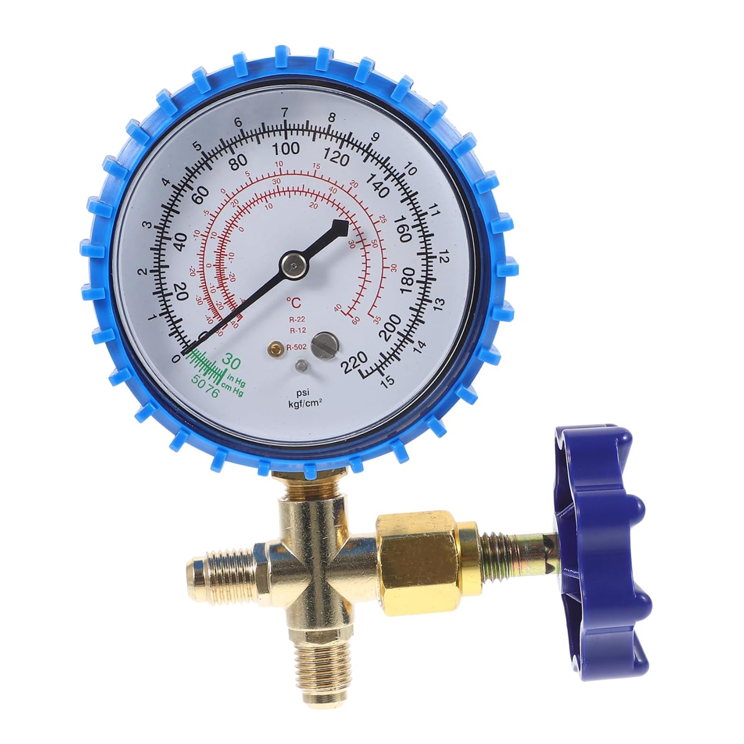 Fluoride Gauge for Charging High Precision Filling Gauge Versatile Tool for Automotive Repairs Durable Construction for Reliable Performance Suitable for Technicians of All Levels