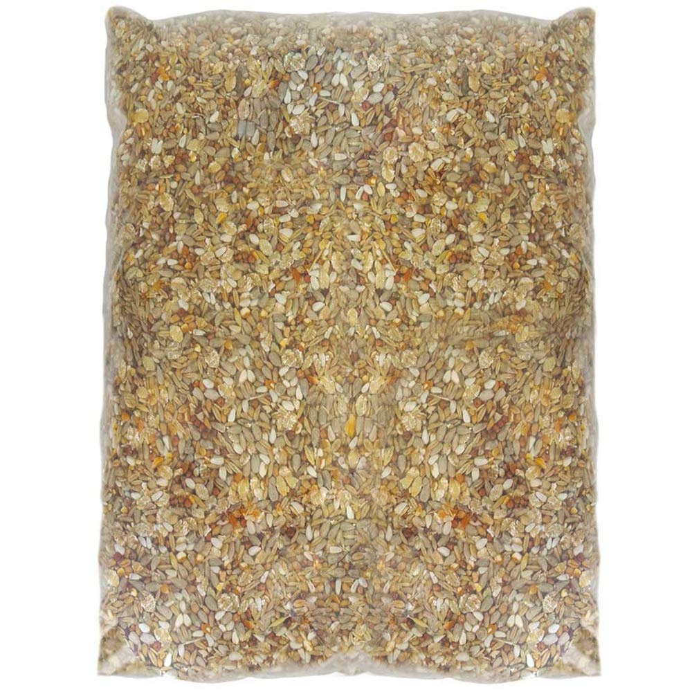 SQUAWK No Mess Seed Mix | Garden Wild Bird Food Mixture | Husk and Shell Free Seeds | Premium Quality Balanced Formula | Protein-Rich Mix Great Source of Energy | Attracts Various Birds (15kg)