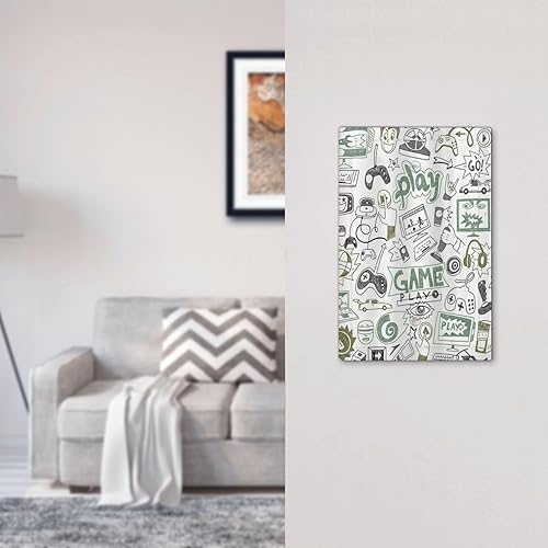 Miniatura 7 de Cubiertas decorativas de placa de interruptor de grafiti divertido, lindo juego, garabato, placa de cubierta de interruptor de luz de 1 cuadrilla,