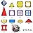MAGBLOCK Magnetic Blocks - Magnetic Tiles Toys for Toddlers Kids Magnet Building Blocks Preschool Magnet Set for Boys and Girls Stem Toys 70 Pieces