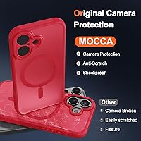 Vista 149 de MOCCA - Funda magnética resistente para iPhone XR de 6.1 pulgadas, compatible con MagSafe, funda con protección contra caídas de grado militar