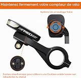 RAVEMEN AOM01 Out-Front Mount Compatible with Garmin/COOSPO/CYCPLUS/iGPSPORT Bike Computers/GoPro/ FR160 - Fit 31.8mm Handlebar - 4