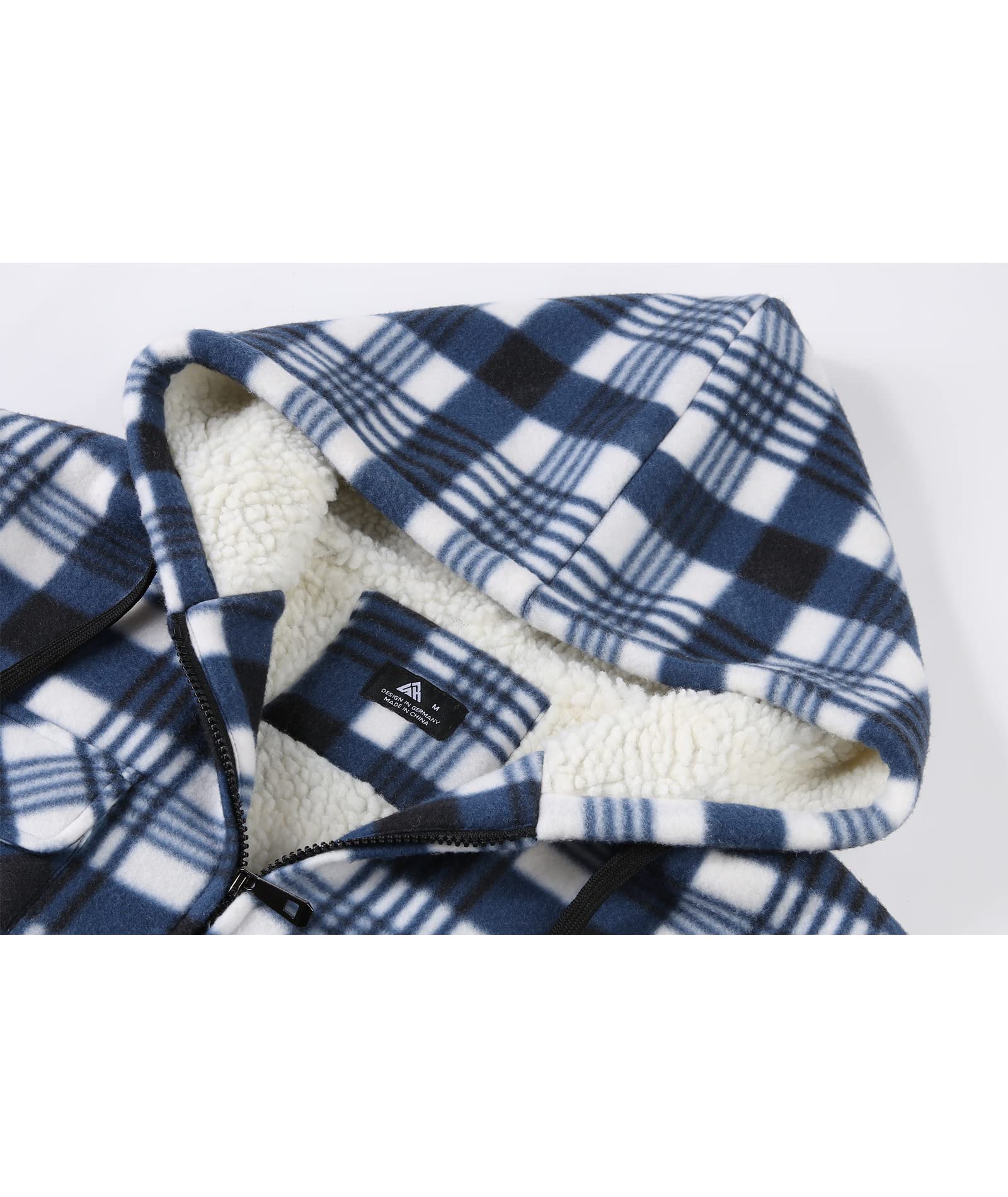 SwissWell Camicia Boscaiolo Uomo Giacca Flanella a Quadri Spessi Fodera di Peluche Felpa Cappuccio Foderata Casual Uomo Felpa con Cappuccio in pile Giacca Invernale con Tasca