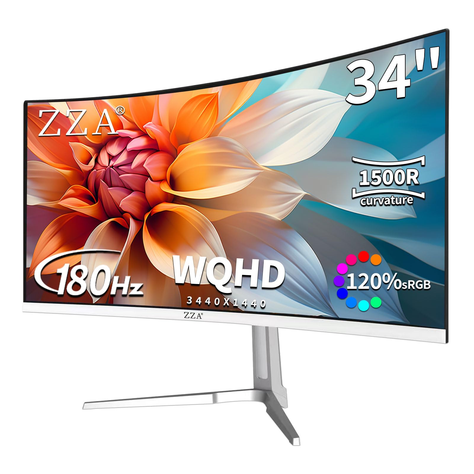 Amazon.com: ZZA 34'' Gaming Monitor-165Hz/180Hz WQHD (3440x1440P