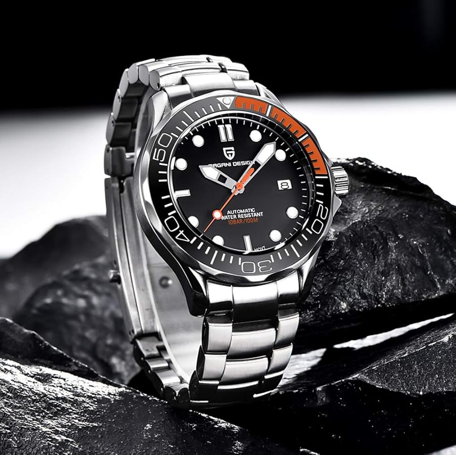 Pagani Design Men's Stainless Steel Automatic Diver's Watch