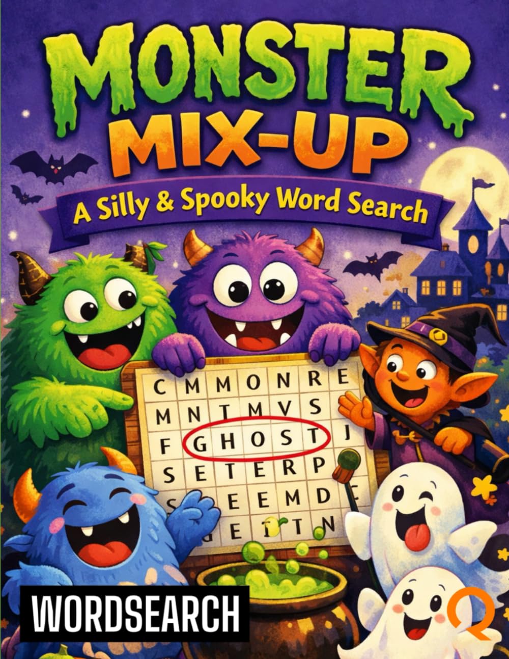 Monster Mix-Up: A Silly & Spooky Word Search