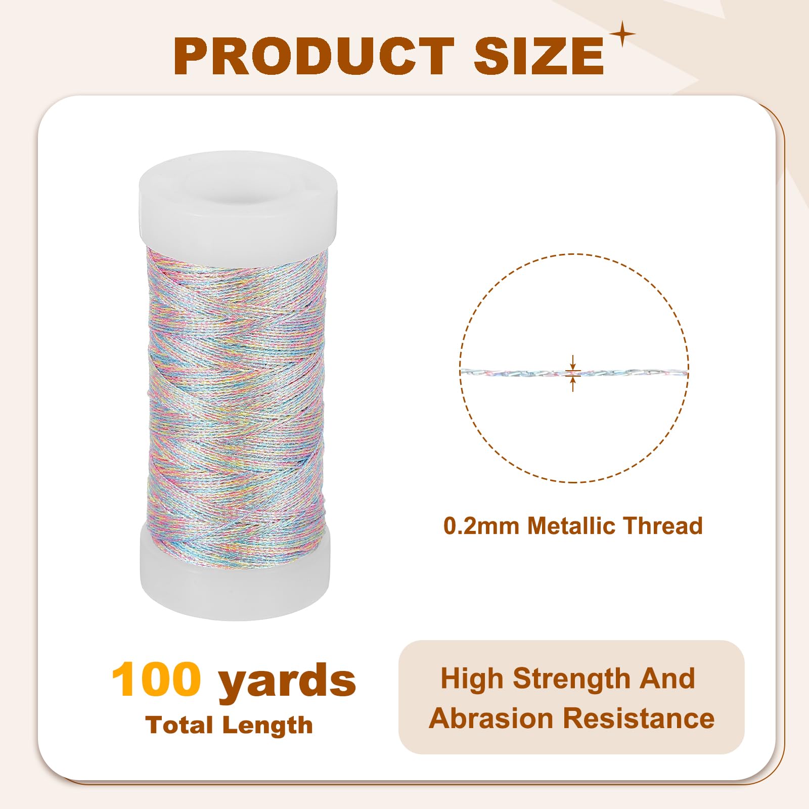 PATIKIL Metallic Thread - Image 2