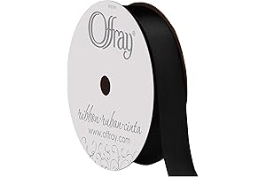 Berwick Satin Ribbon in Elegant Black (5/8" x 6 Yards)