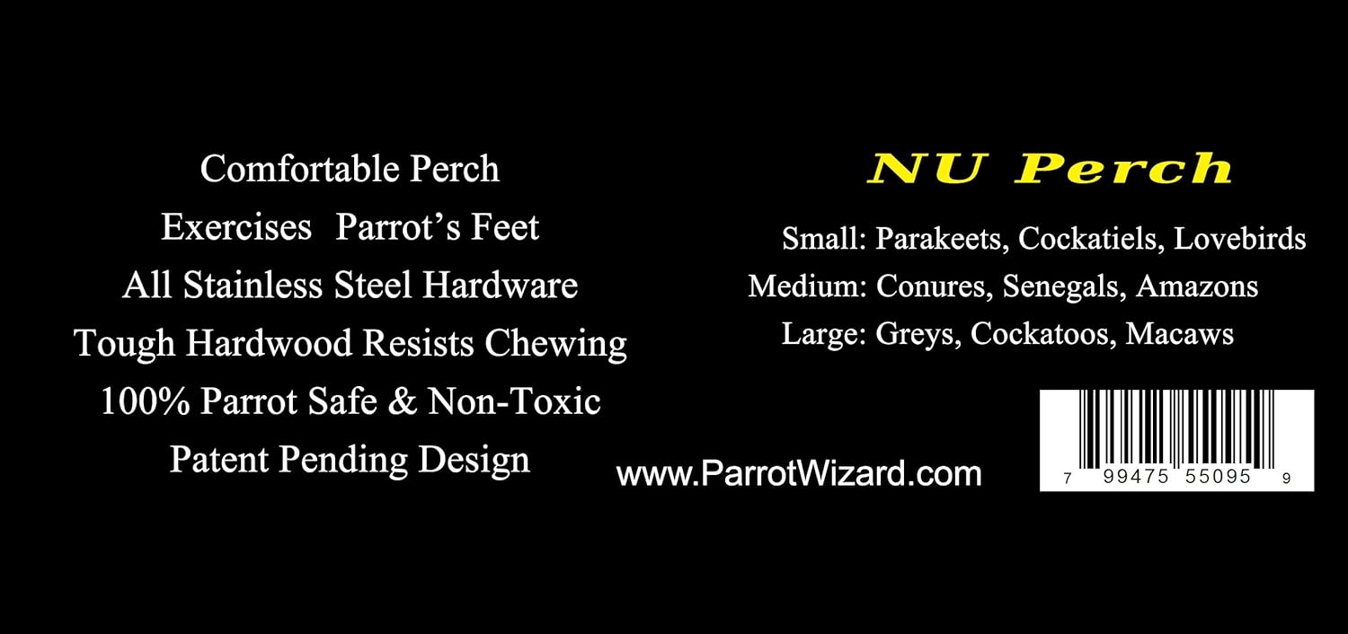 Deluxe Hardwood NU Perch - Medium