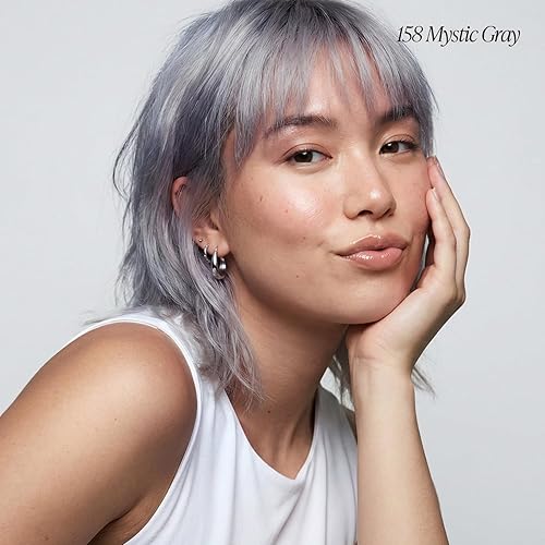 Miniatura 2 de Adore Tinte de cabello gris semipermanente, vegano y libre de crueldad, 4 onzas líquidas, 158 Mystic Gray (paquete de 2)