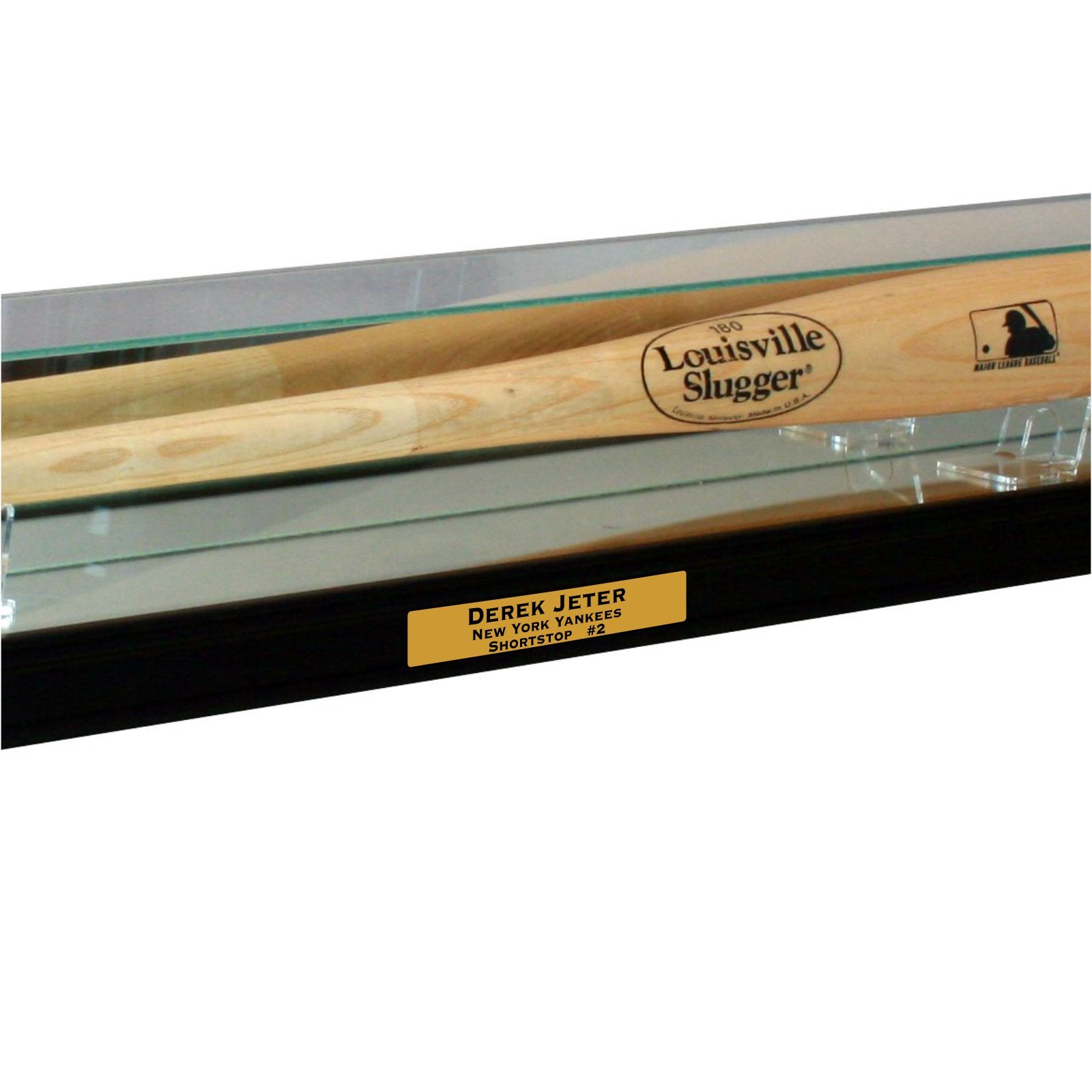 Vitrine de baseball personnalisée : photo 8 x 10, plaque en