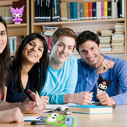 Miniatura 4 de 12 figuras de San-rio para decoración de tartas de anime de dibujos animados, decoración de fiesta, figura de animal kawaii, decoración de cupcakes,