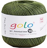 Vista 73 de golo 24 bolas hilo de ganchillo tamaño 10 hilo para tejer a mano hilo de ganchillo 10-24-1