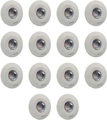 NEWOW 2W Pluto Round LED Ceiling Light, COB Light, Spot Light, Focus Light, Down Light (Color- Green, NWOD02, 14, 2W)
