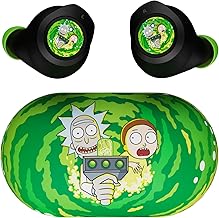 Rick and Morty Portal Wireless Bluetooth Earbuds with Cha...