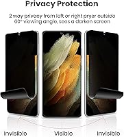 Vista 2 de Macosen - Protector de pantalla para Samsung Galaxy S21 Ultra 5G (2 unidades)