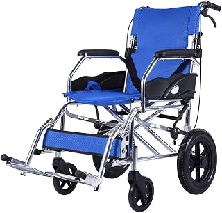 Self Propelled Wheelchair Commode Folding Wheelchair Toilet Seat Detachable, for Easy Transfer, Anti,Backward Ferry, Manual Wheelchair,