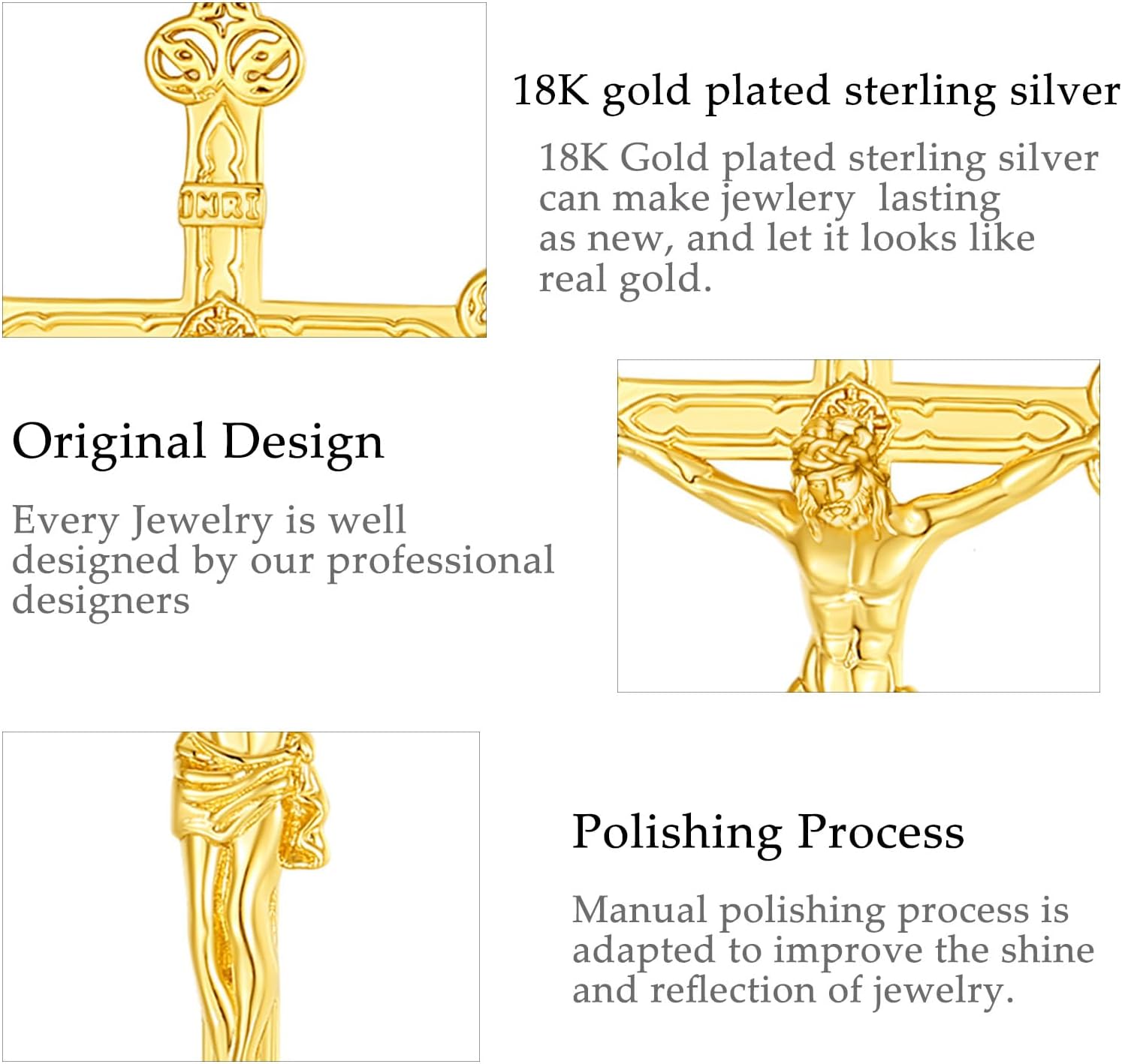 Vito 925 Sterling Silver Saint Necklaces for Women Men, St Michael/Crucifix/Caravaca/St Jude/Virgin Mary Pendant Patron Saint Amulet Medal Religion Jewelry Gift