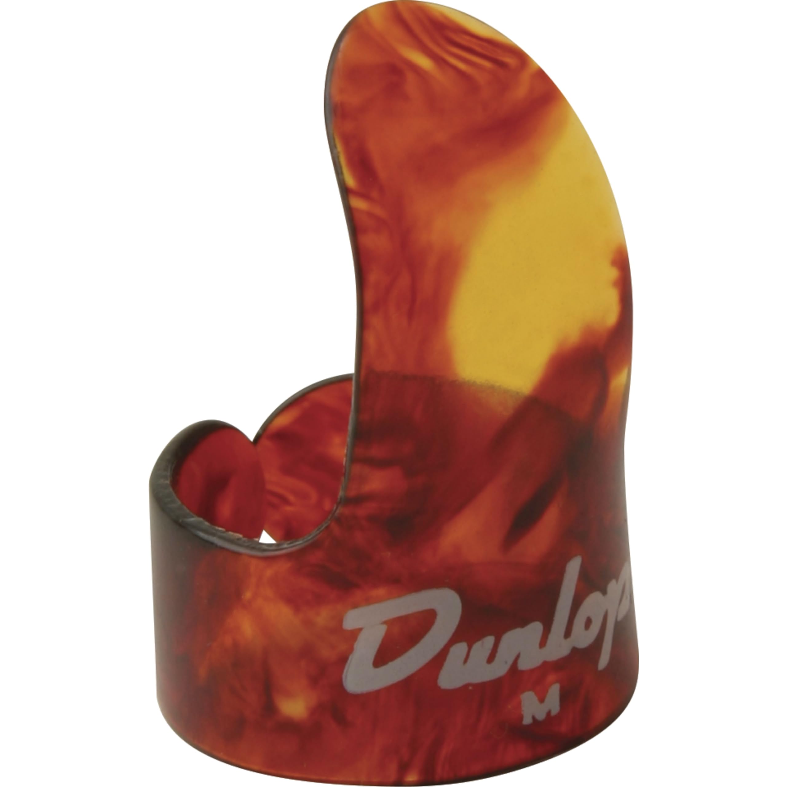 Jim Dunlop 9010R Shell Plastic Fingerpicks, Medium, 12/Bag